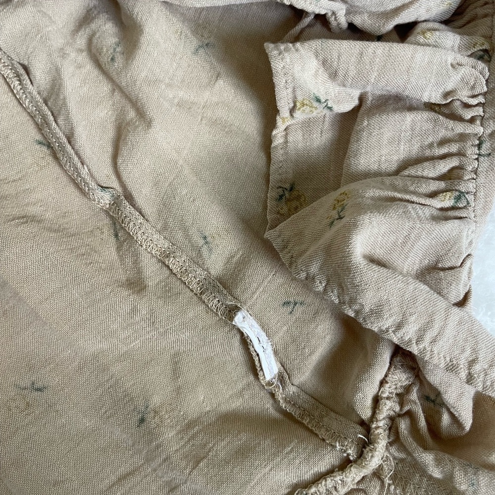 Zara Boho Floral Peter Pan Collar mini dress - Picture 11 of 12